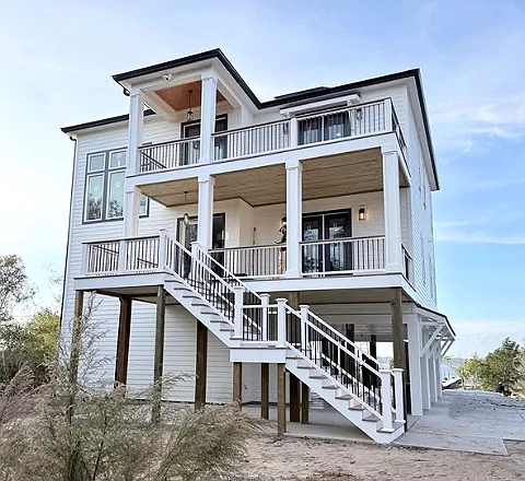 New Waterfront Home and Marine Construction Crystal Coast, Custom Home by KTE Contracting